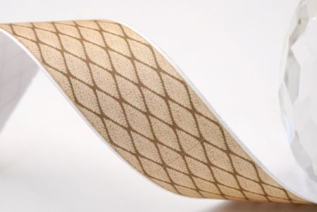 Strukturiertes Diamantgitter Jacquardband_AI-KN